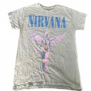 Nirvana In Utero Live '93 Tour T-Shirt | Size S